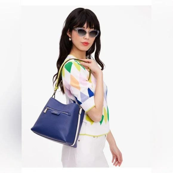Kate Spade 
Hudson Colorblocked Shoulder Bag - Picture 3 of 11